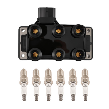 Ignition Coil Spark Plug Kit fit for Ford Explorer Mountaineer 4.0L V6 Models