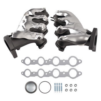 Left & Right Exhaust Manifold fit for Chevy Silverado GMC Sierra /Yukon 1500 2500