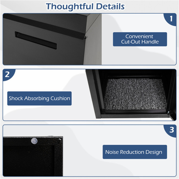 带密码锁的防盗包裹投递箱，室外门廊镀锌钢包裹投递箱-10