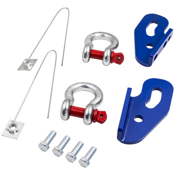 Recovery Tow Points W/shackles Fit Nissan Patrol Gu Series 2 3 4 5 Bolts and nut