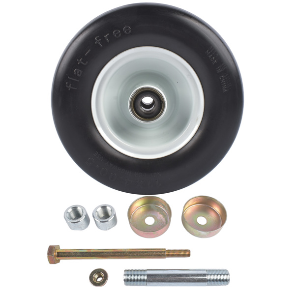 车轮总成 Wheel Assembly 103-9591 11x400x5 Replacement for Exmark 11X4.00X5 No Flat Solid Tire 325 LB-5