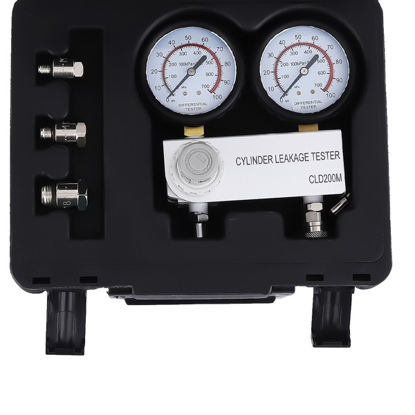 Cylinder   Leakage Leakdown Detector Cylinder Leak Tester Tool +Adapters Kit Set-3