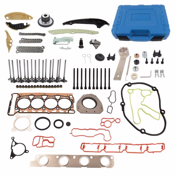 正时工具套装 Timing Chain & Tool Kit Replacement for Audi A3 A4 VW Golf GTI Jetta Beetle 2.0 TFSI 06K109158AA 06H109158H-7