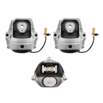 3x Motor & Transmission Mount fit for Audi A5 / A5 Quattro L4 2.0L 2010-2012 EM-5966