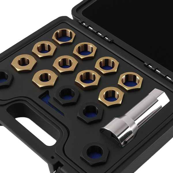 Professional Axle Thread Restorer Set M16-M27 & SAE with Extension Bar-4