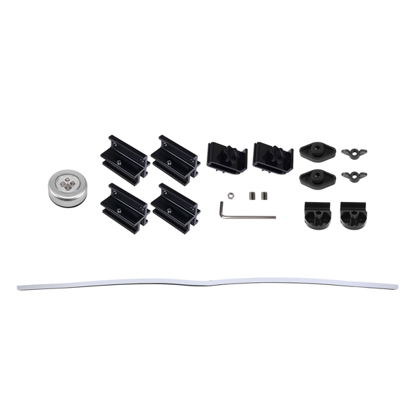 6FT Soft Tonneau fit for Toyota Tacoma 16-2025 Tri-Fold Bed Cover W/ LED Lamp-4