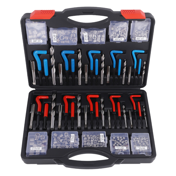 Helicoil Thread Repair Kit 320-Piece SAE and Metric Rethreading Tool Kit-5