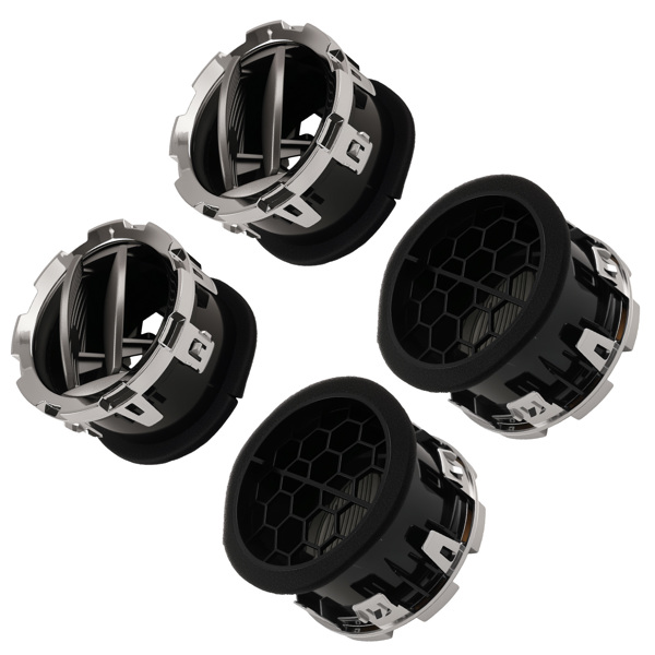 Super Duty Dash AC Heater Air Duct Set 4 fit for Ford F250 F550 6.2L-6.8L 2011-2016-6