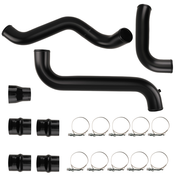 Turbo Intercooler Boot And Pipe Set fit for Chevy Silverado HD GMC Sierra HD 6.6-6