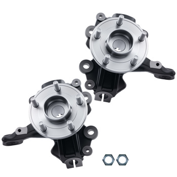 2PK Front Steering Knuckle Wheel Hub Bearing Assembly fit for Ford Focus 2.0L 12-18