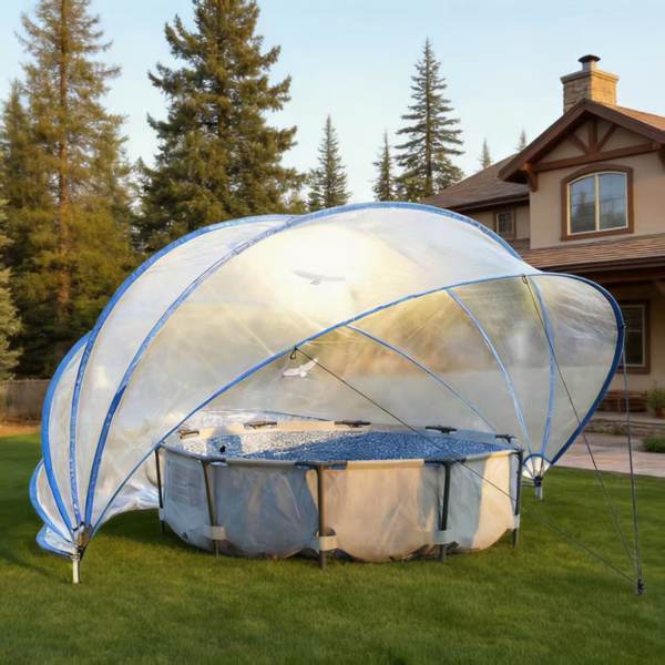 18英尺可伸缩泳池盖、PVC薄膜玻璃纤维杆泳池围栏、户外游泳池配件--不支持self-pick up且不支持指定仓库发货-4