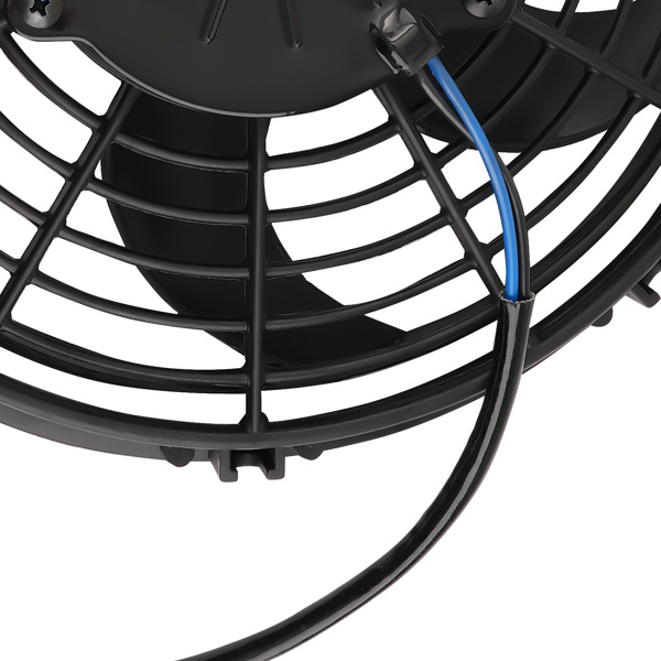 10" Heavy Duty Radiator Fan 800 CFM 12V 2400 RPM 6 Blades Black Plastic-4