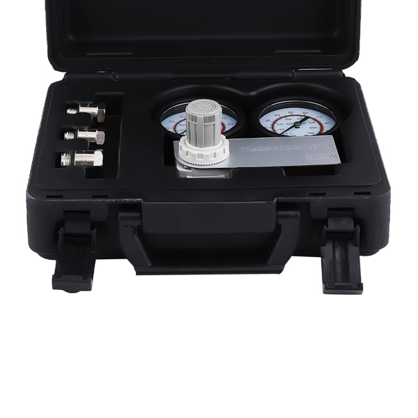 Cylinder   Leakage Leakdown Detector Cylinder Leak Tester Tool +Adapters Kit Set-4