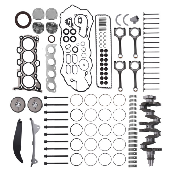 2.0L G4NA Engine Overhaul Rebuild Kit Crankshaft/Rods/Timing/VVT fit for Hyundai Kia-6