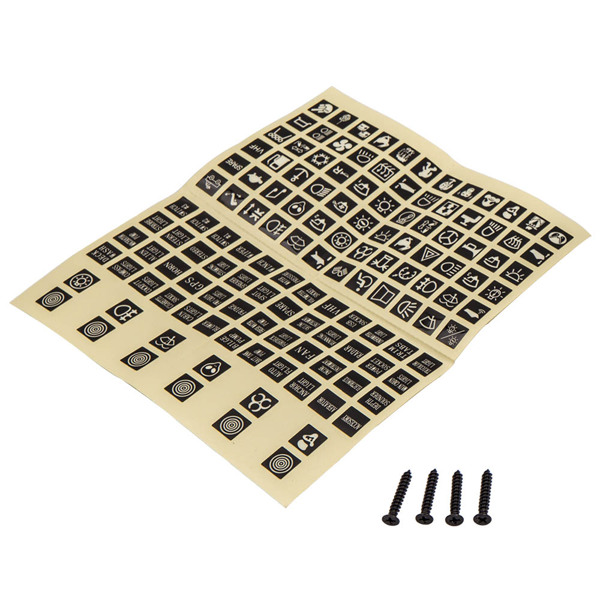 Quality 5 Gang On-Off LED Waterproof Circuit Rocker Toggle Switch Panel 2USB-2