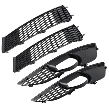 Left Right Front Fog Lamp Cover Grille fit for Audi Q7 3.0 4.2L 2010-2015 4L0807698B