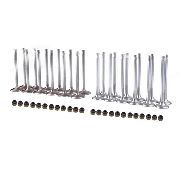 气门套装 Replacement for VW Touareg Audi A4 A6 A7 A8 Q5 Q7 3.0 TFSI 24x Intake & Exhaust Valves Set 06E109601E 06D109611H-4