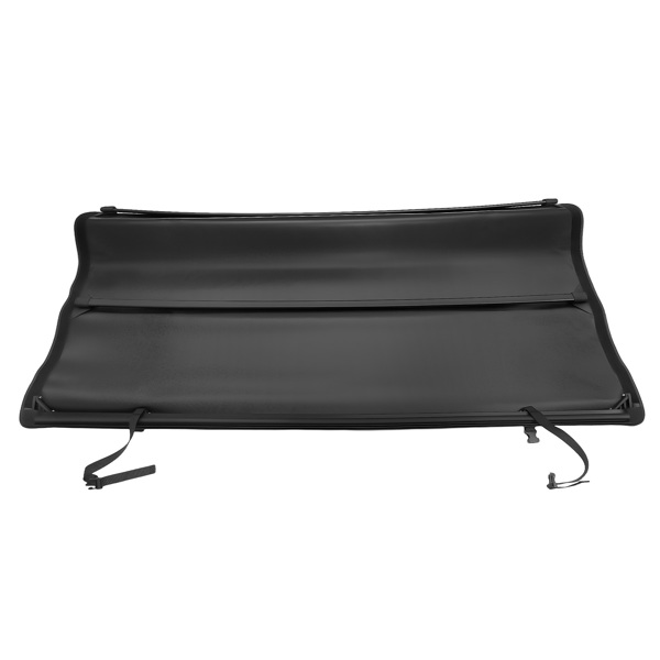 5ft Tonneau Cover fit for Toyota Tacoma 2016-2023 Soft Roll Up Vinyl Aluminum Black-3