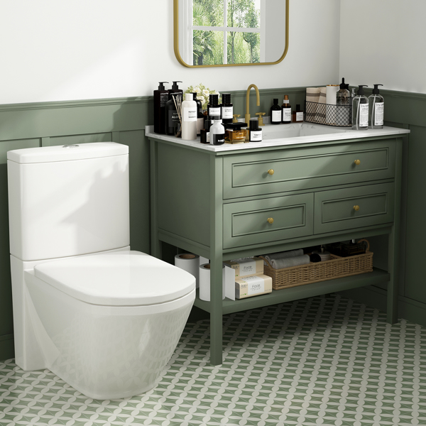 8层马桶上方置物架，带侧架，可调节层板和沥水篮，独立式浴室收纳架，适用于阳台、洗衣房（复古棕色）--不支持self-pick up且不支持指定仓库发货-13