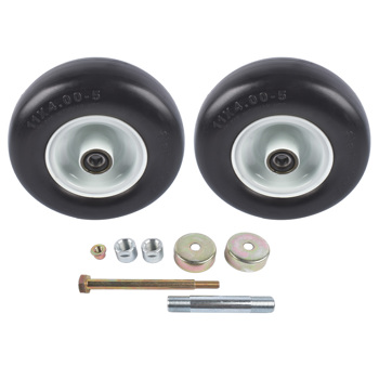 车轮总成 2X Wheel Assembly 103-9591 Replacement for Exmark No Flat Solid No Air Required Tire 325 lbs