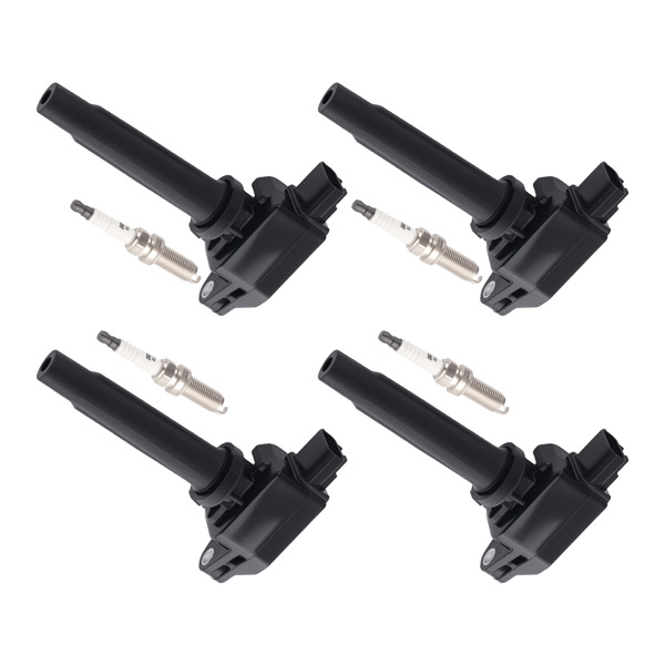 4X Ignition Coils & Iridium Plugs fit for Mazda 3 2.5L NA 2014-2022 12V PE0118100A-6