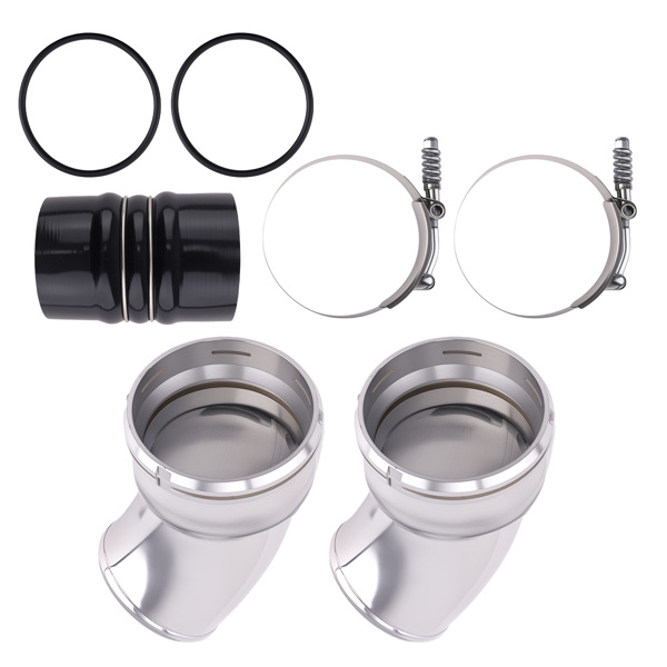 Intercooler Pipe Boot Kit  fit for Chevrolet Silverado 2500  3500 HD  6.6L 2006-2010-6