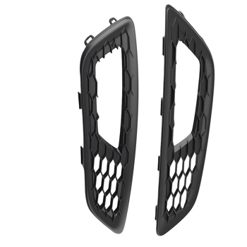 Pair Front Bumper Fog Lamp Grille Cover fit for Ford Focus 2015-2017 F1EJ-15A299-AB