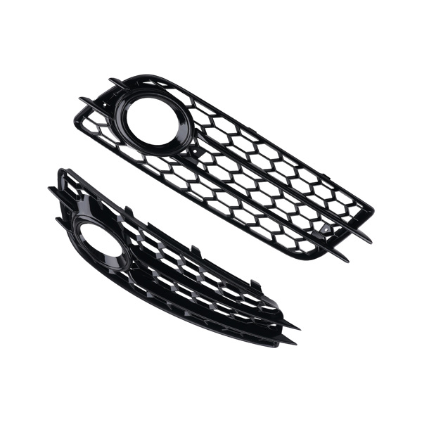 Front Bumper Fog Lamp Grille Cover fit for Audi S4 Base 3.0L Supercharged 2008-2012-6