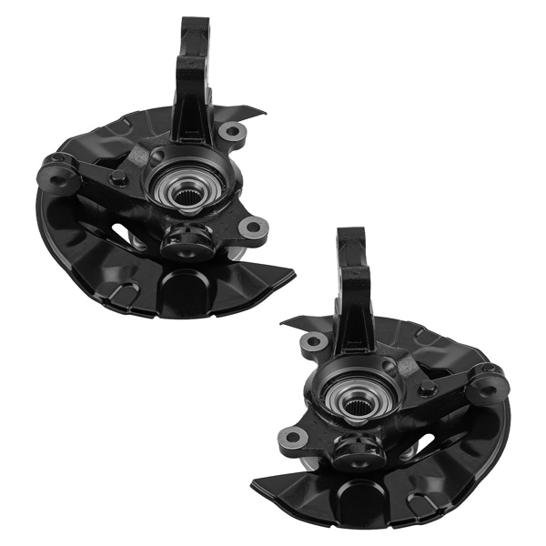 2 Wheel Bearing Hub Knuckle Assembly Front Steel fit for Toyota Matrix 2003-2008 FWD-2