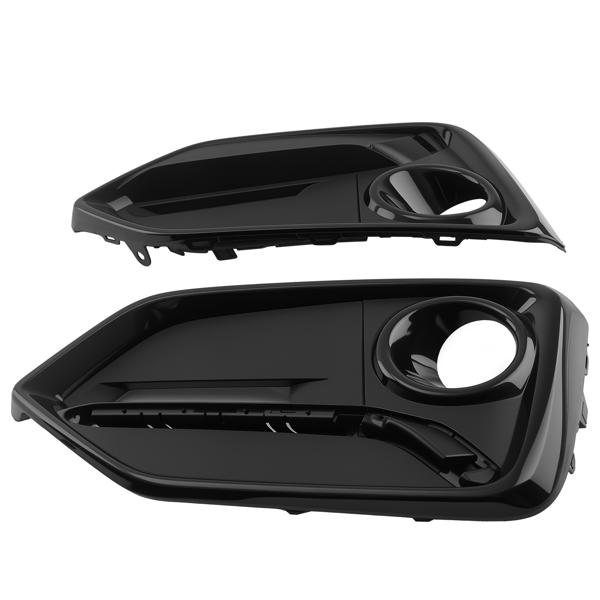Pair Front Bumper Fog Grille Cover Trim fit for Honda Civic 2017-2021 71118TGGA50ZB-3