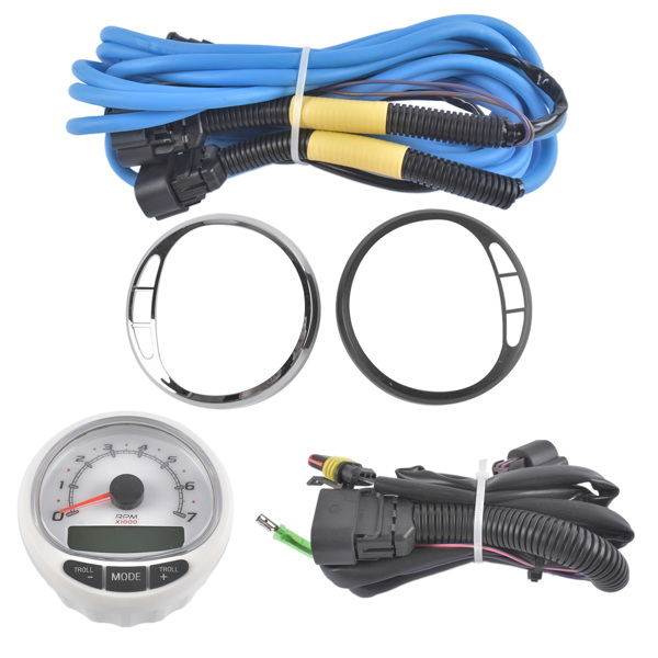 转速表 Tachometer Kit 7000 RPM Replacement for Mercury SmartCraft SC1000 79-8M0135634  879982T20-2