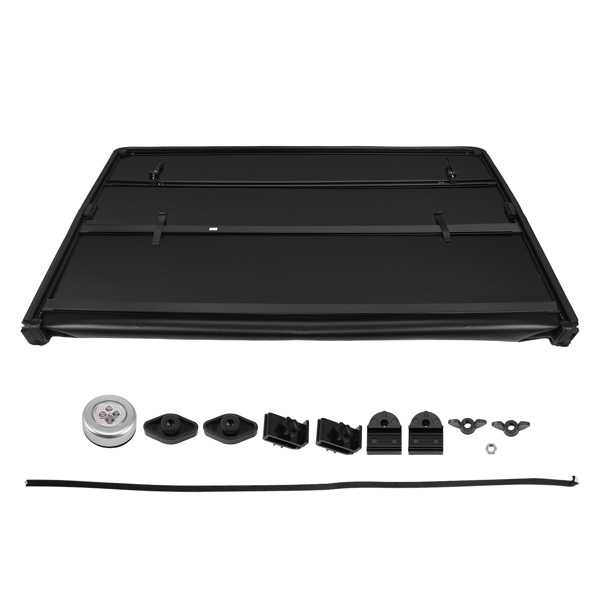 5.5ft Tri-Fold Bed Cover fit for Ford F150 2004-2014 Mark LT 2006-2008 UV Protection-6