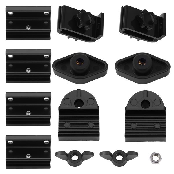 Black Aluminum Tonneau Cover fit for Toyota Tundra Crew Max 66.7in 2007-2025-3