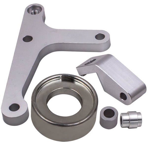 Low Mount Alternator Power Steering Pump Bracket Pulley fit for GMC Fit LS Truck-5