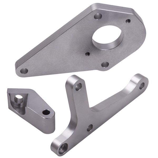 Low Mount Alternator Power Steering Pump Bracket Pulley fit for GMC Fit LS Truck-3