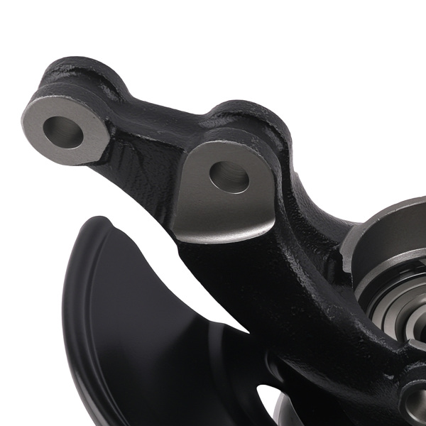 Pair Front Steering Knuckle+Wheel Bearing Hub fit for Hyundai Elantra 2007-2010-3