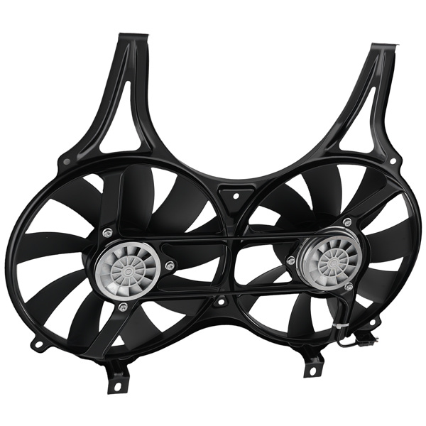Dual Cooling Fan fit for Mercedes-Benz E420 E430 4Matic 0015003893 240W-3