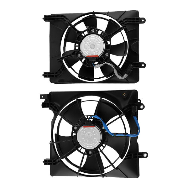 2x A/C AC Condenser Radiator Cooling Fan fit for Honda Civic 2012-15 Acura 2013-17-6