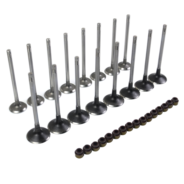 气门套装 12x Intake & Exhaust Valves Set Replacement for VW Audi A4 S4 S5 A6 A7 A8 Q5 Q7 3.0 TFSI 06E109601E 06D109611H-6