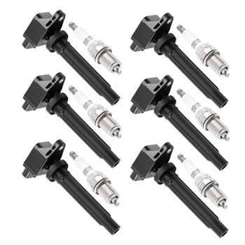 UF-562 Ignition Coil & 2756 Spark Plug Set fit for Suzuki Grand Vitara V6 2.7L