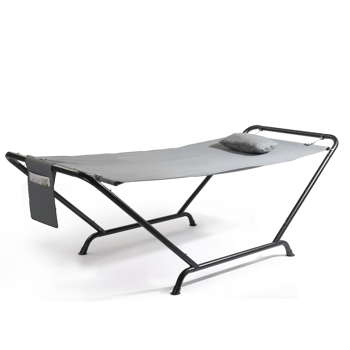 235*92*80CM 2*0.9M 600D双层牛津布吊床 灰色 吊床套装 550lbs