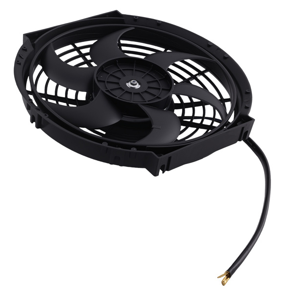 12V 2X 10" Slim Electric Fan Kit with Mounts fit for Radiator Push Pull Cooling-4