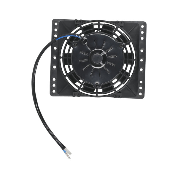 6'' Inch Slim Push Pull Electric Radiator Cooling Fan Mount Set Universal 80W-1