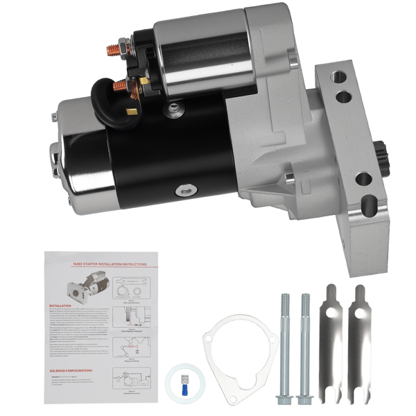 Starter fit for Chevy Best High Torque 3HP 153 168 Tooth 350 400 Black SBC-6