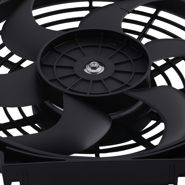 12V 2X 10" Slim Electric Fan Kit with Mounts fit for Radiator Push Pull Cooling-1