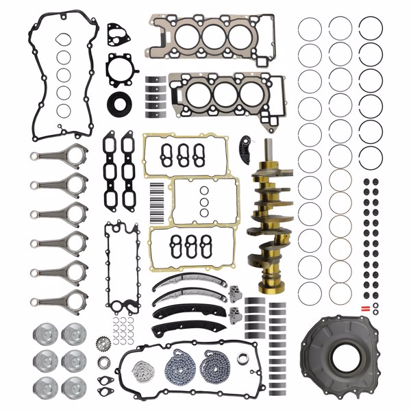 Engine Rebuild Overhaul Kit fit for Jaguar Land Rover Range Rover Gas AJ126 3.0L V6-6