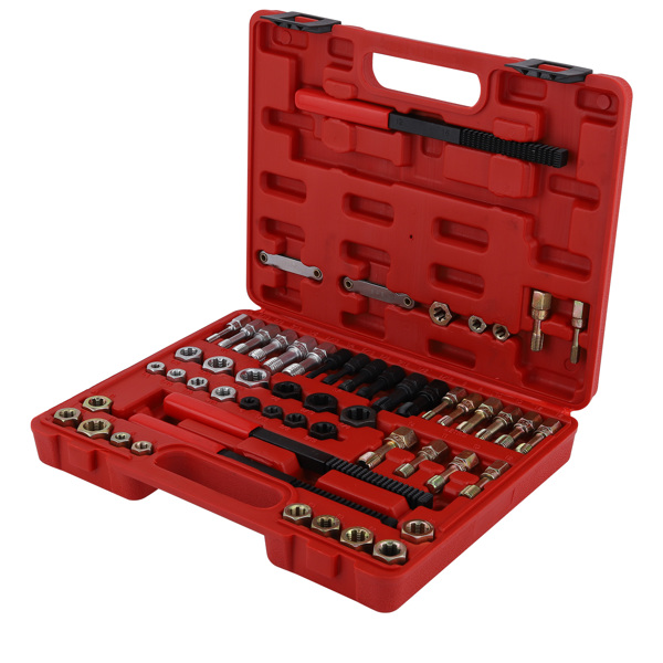 56pcs Thread Restorer Kit Rethread Repair Tool Unc Unf & Metricthread Chaser New-5