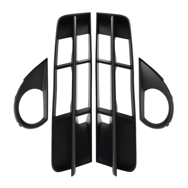 Front Upper Lower Bumper Fog Grille fit for Audi Q7 2010-2015 4L0807681B 4L0807682B-6