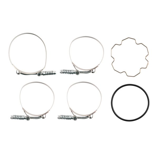 Cold Turbo Intercooler Pipe Kit fit for Ford 6.7L Powerstroke F250  2017-2019-5