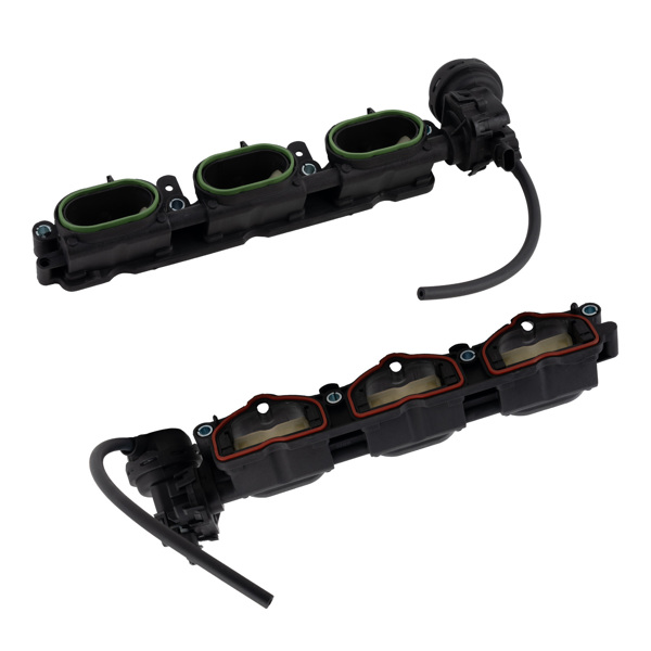 Pair Intake Manifold w/ Seal fit for Audi A6 A7 A8 Quattro  3.0L V6 A/T 06E133110AT-6